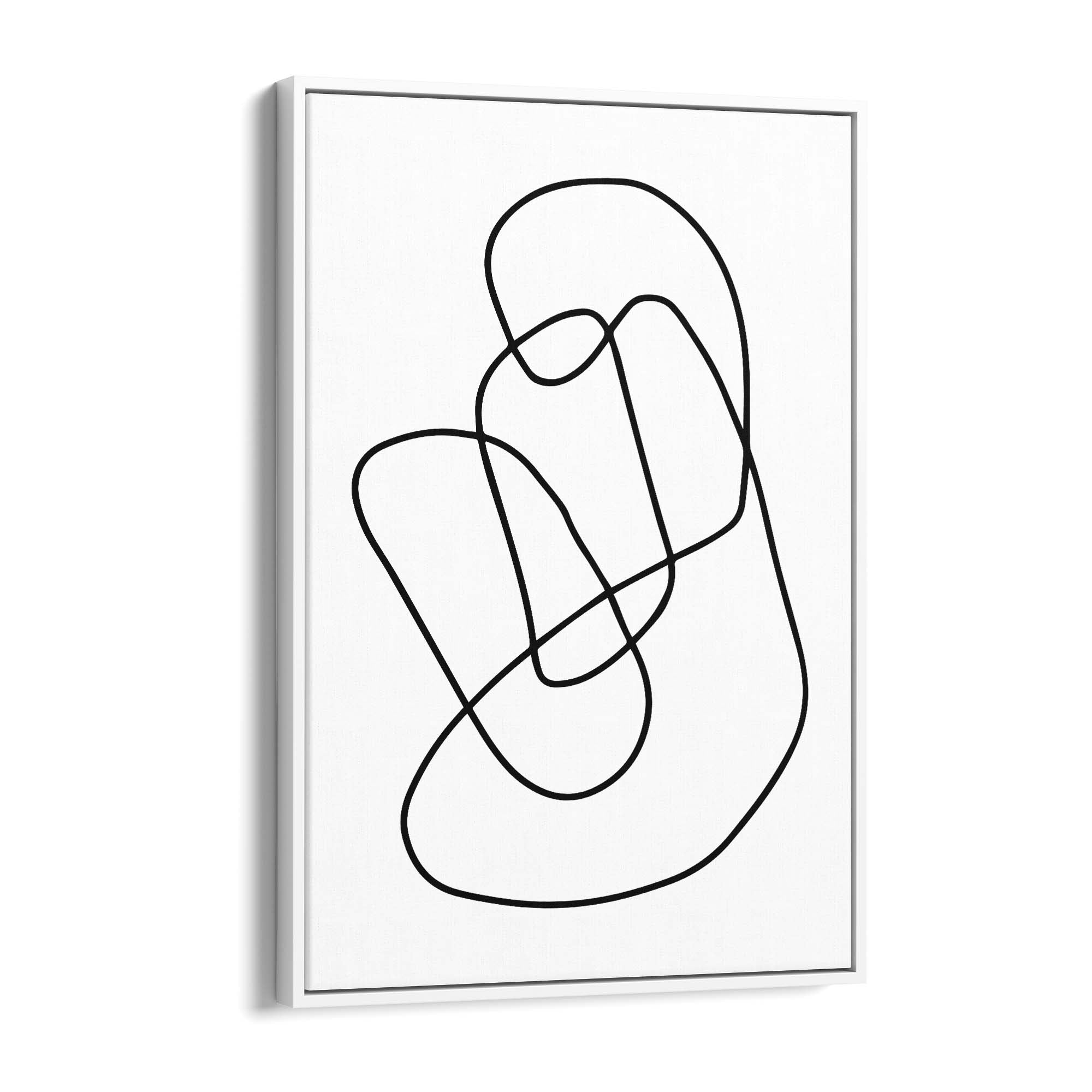 Minimal Abstract Modern Line Artwork Wall Art #1 - The Affordable Art Company