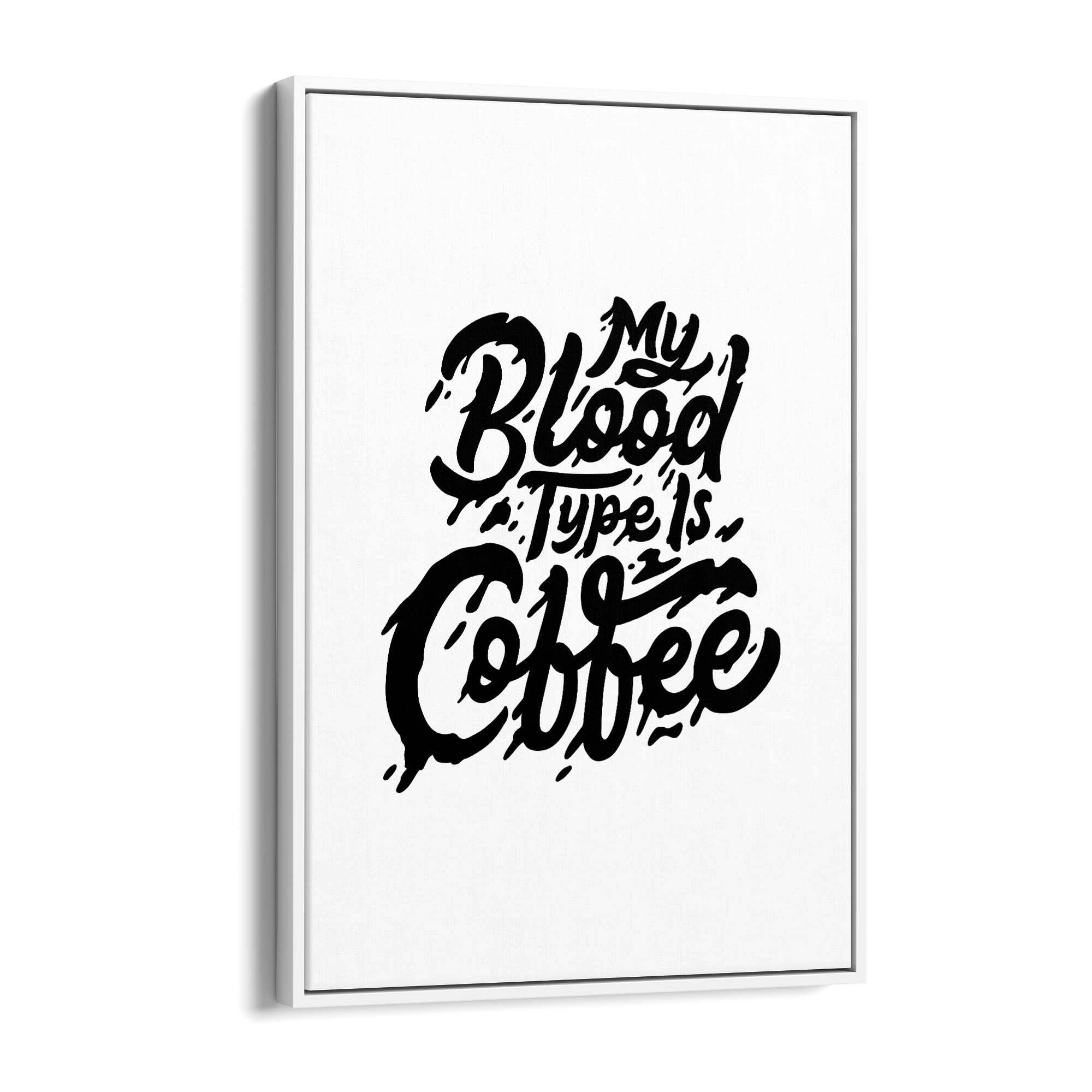 Coffee Quote Minimal Kitchen Cafe Style Wall Art #6 - The Affordable Art Company