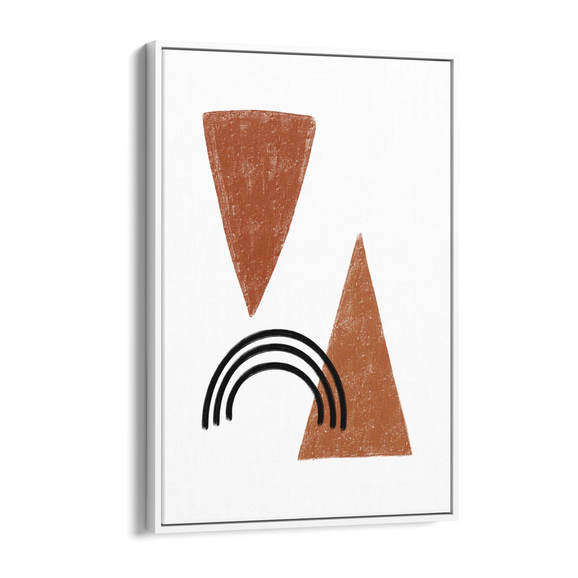 Modern Abstract Shape Minimal Retro Wall Art #4 - The Affordable Art Company
