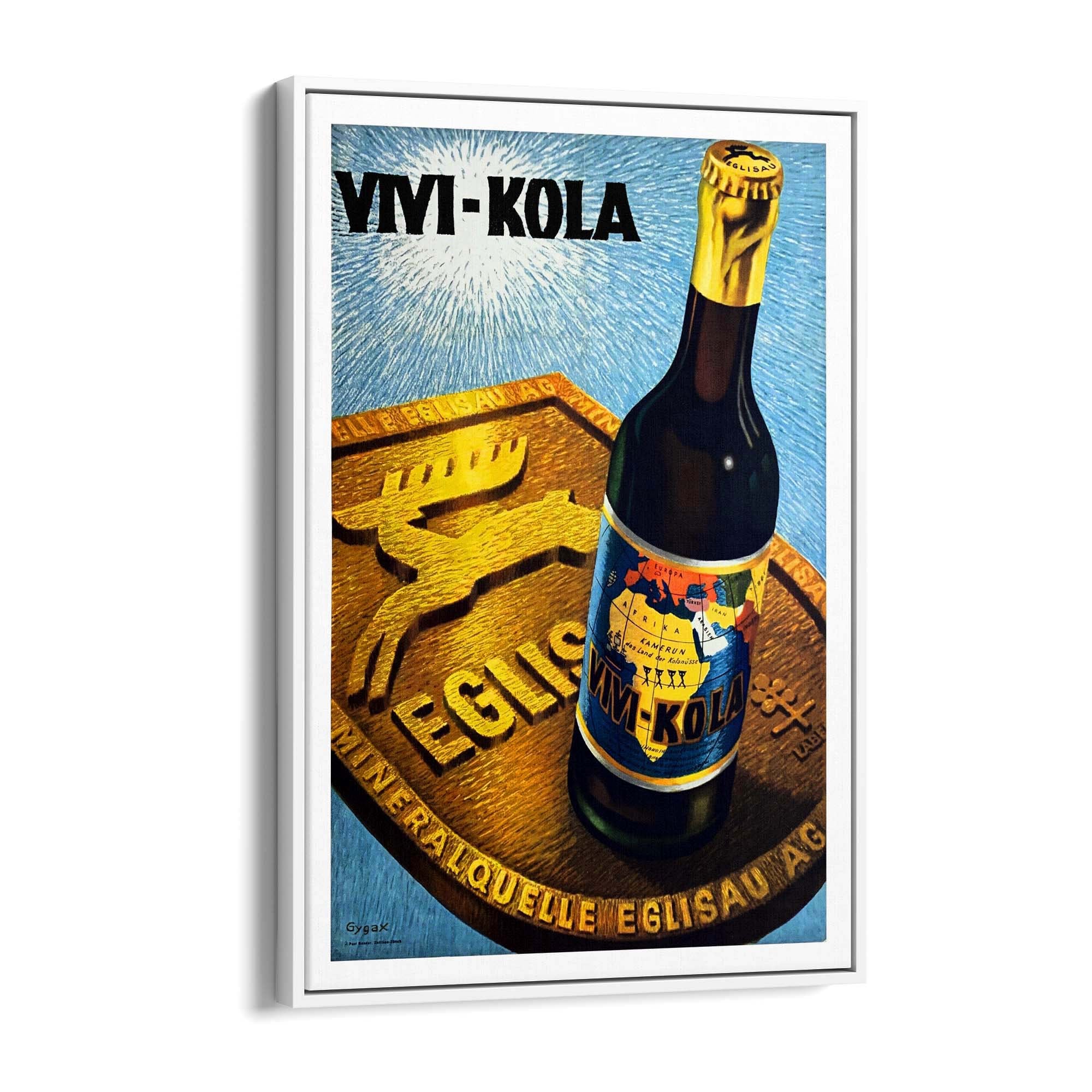 Vivi Kola Vintage Drinks Advert Wall Art - The Affordable Art Company