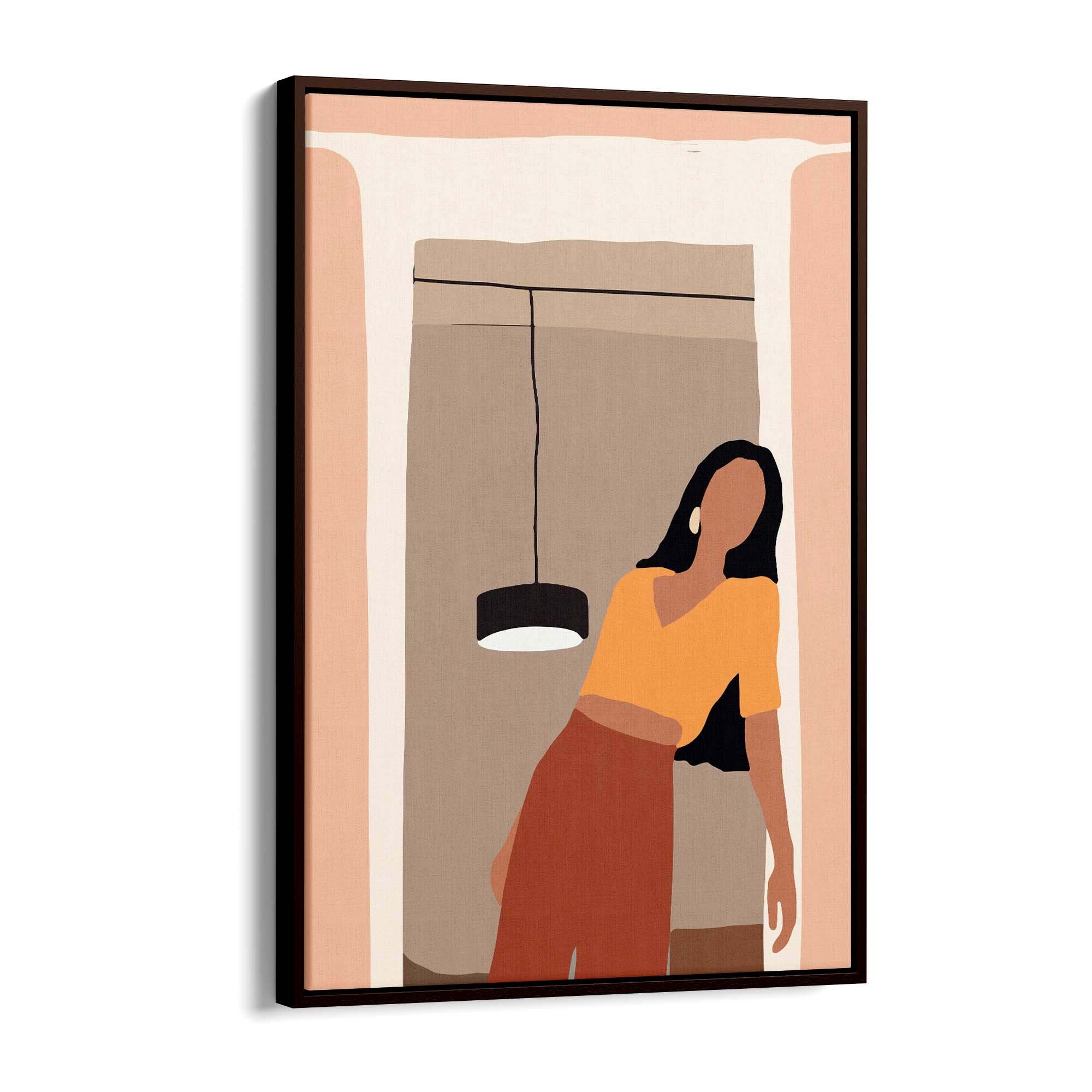 Fashion Minimal Retro Girls Bedroom Wall Art #5 - The Affordable Art Company