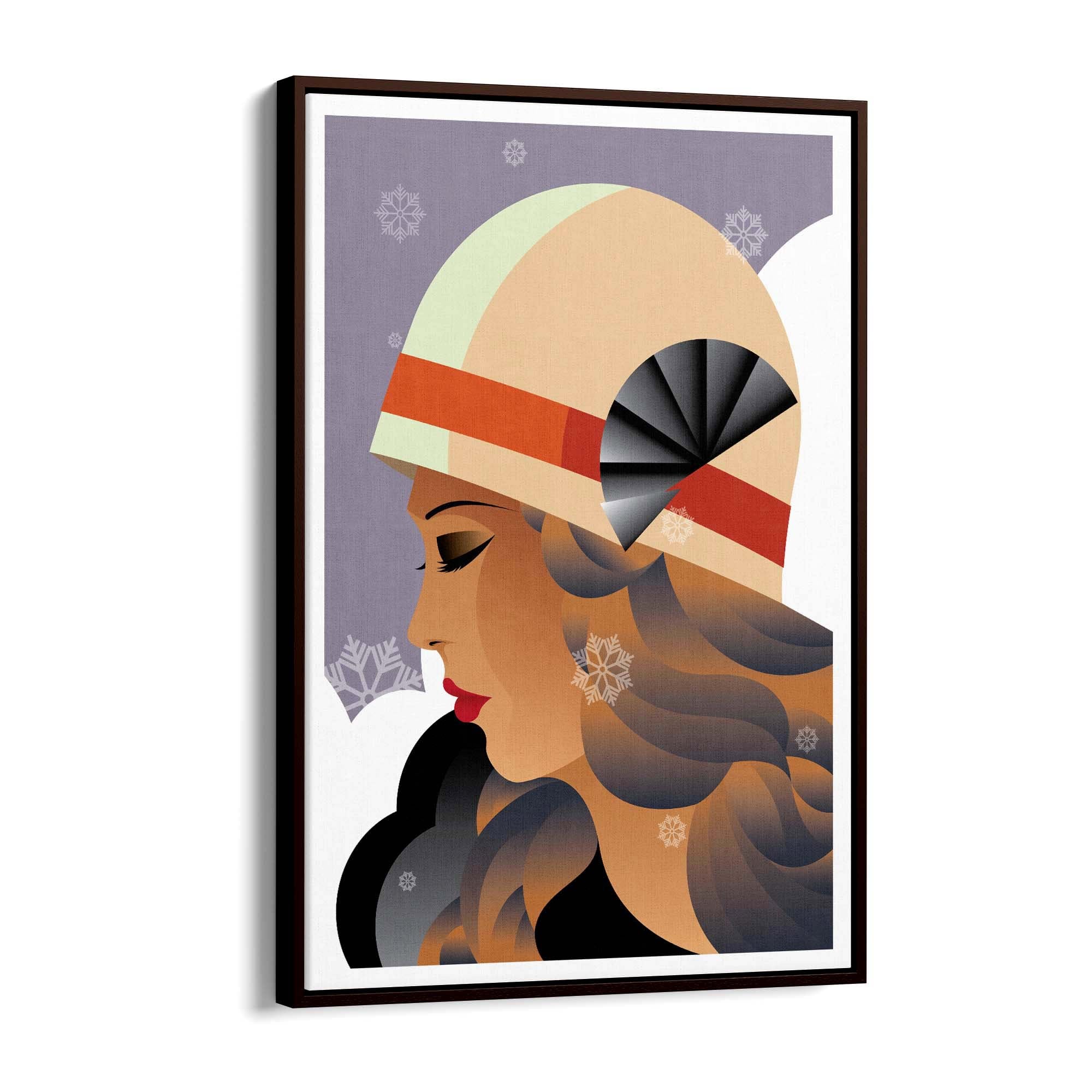 Art Deco New York Fashion Retro Vintage Wall Art #1 - The Affordable Art Company
