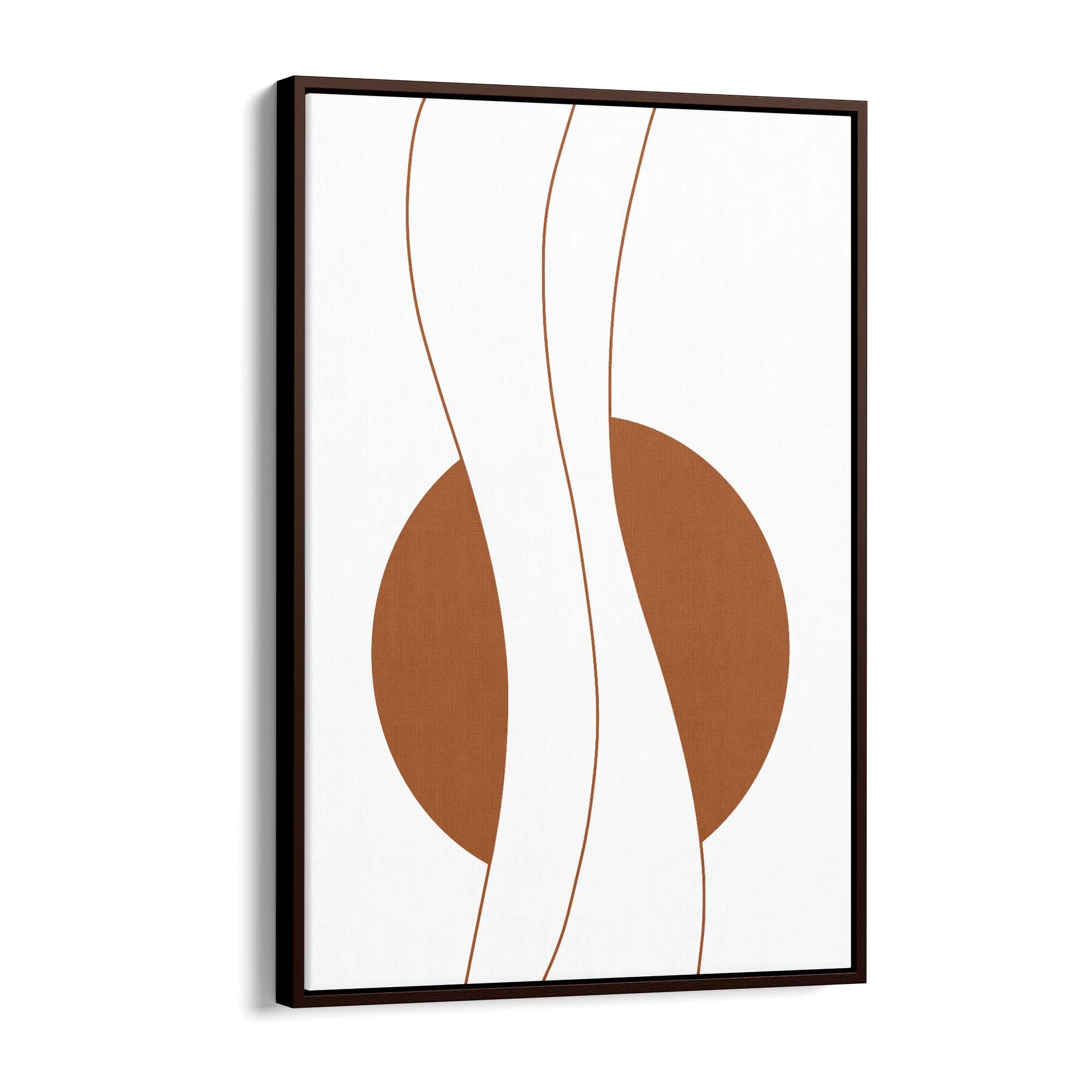 Minimal Waves Line Abstract Wall Art #6 - The Affordable Art Company