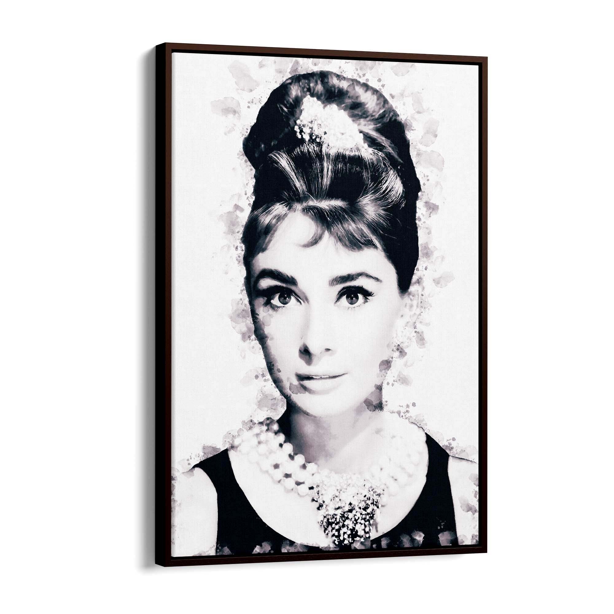 Audrey Hepburn Fashion Minimal Bedroom Wall Art #7 - The Affordable Art Company
