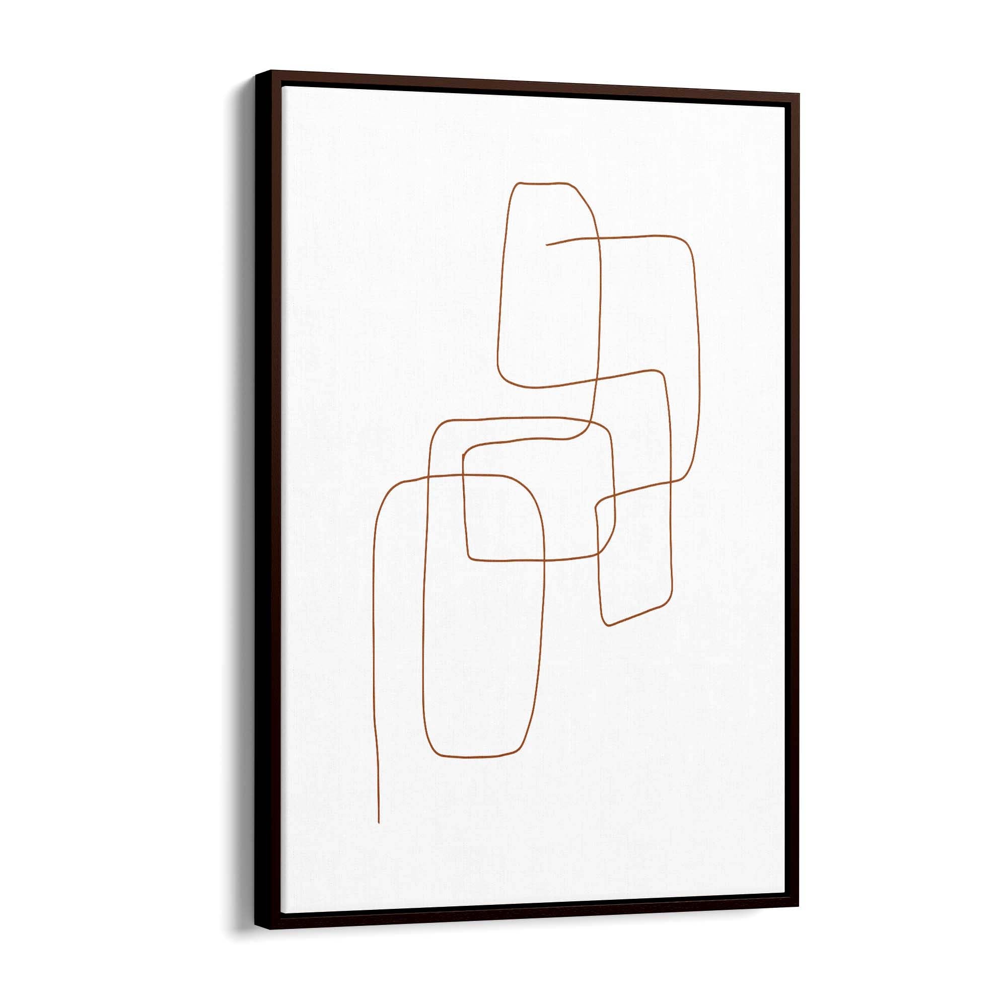 Minimal Lines Abstract Wall Art #1 - The Affordable Art Company