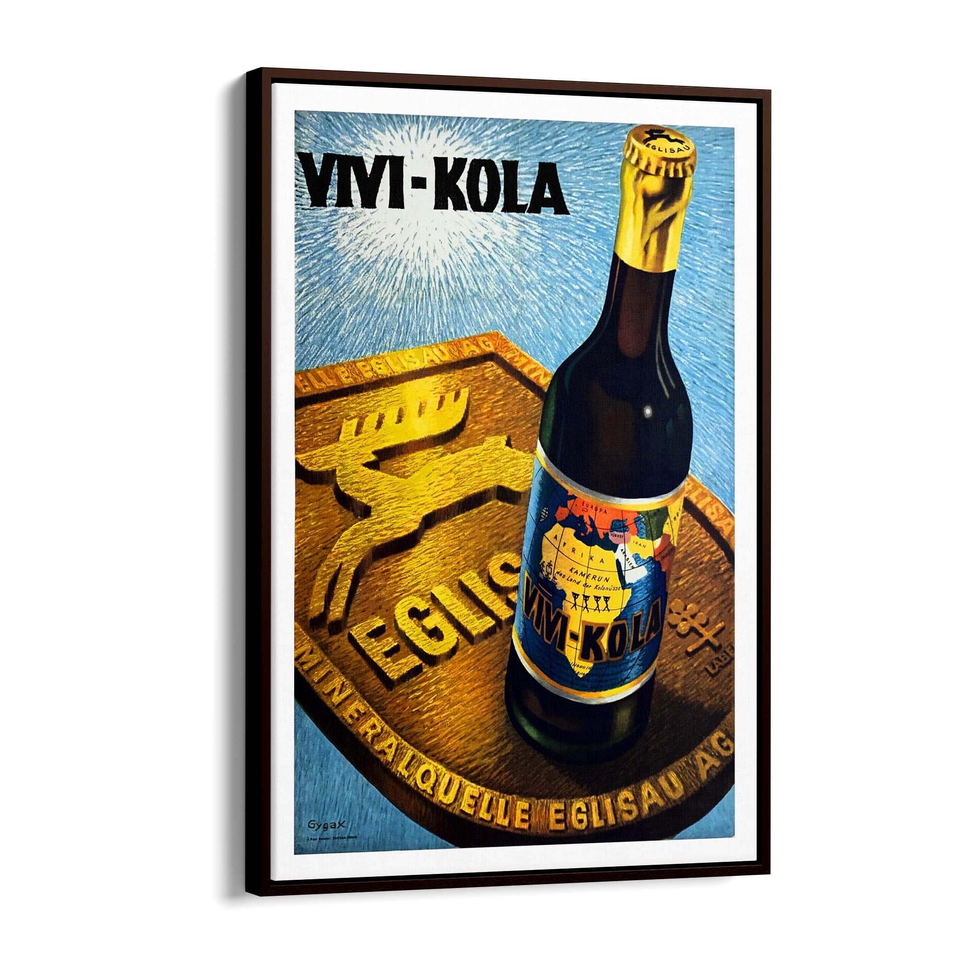 Vivi Kola Vintage Drinks Advert Wall Art - The Affordable Art Company