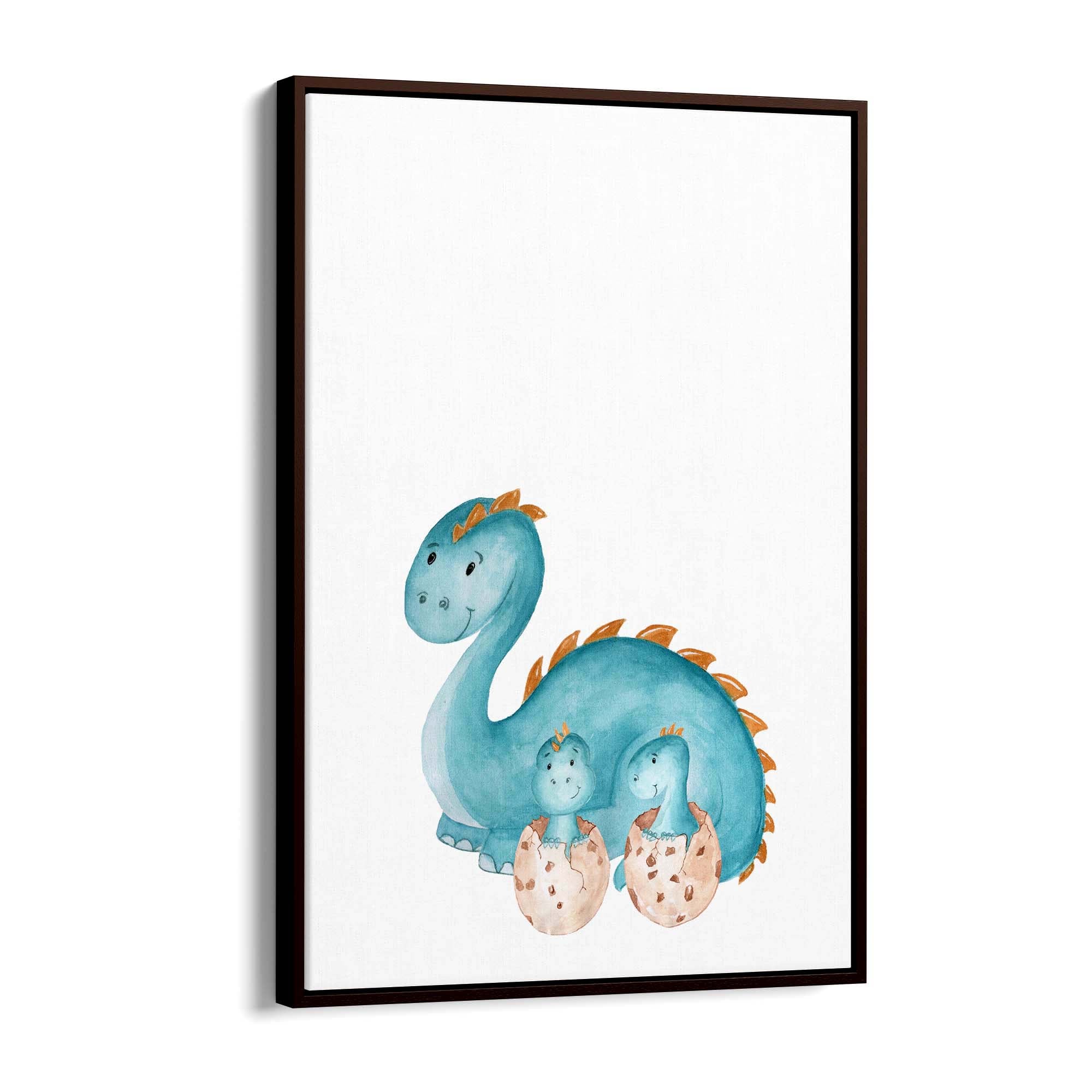 Cute Cartoon Dinosaur Boys Bedroom Wall Art #1 - The Affordable Art Company