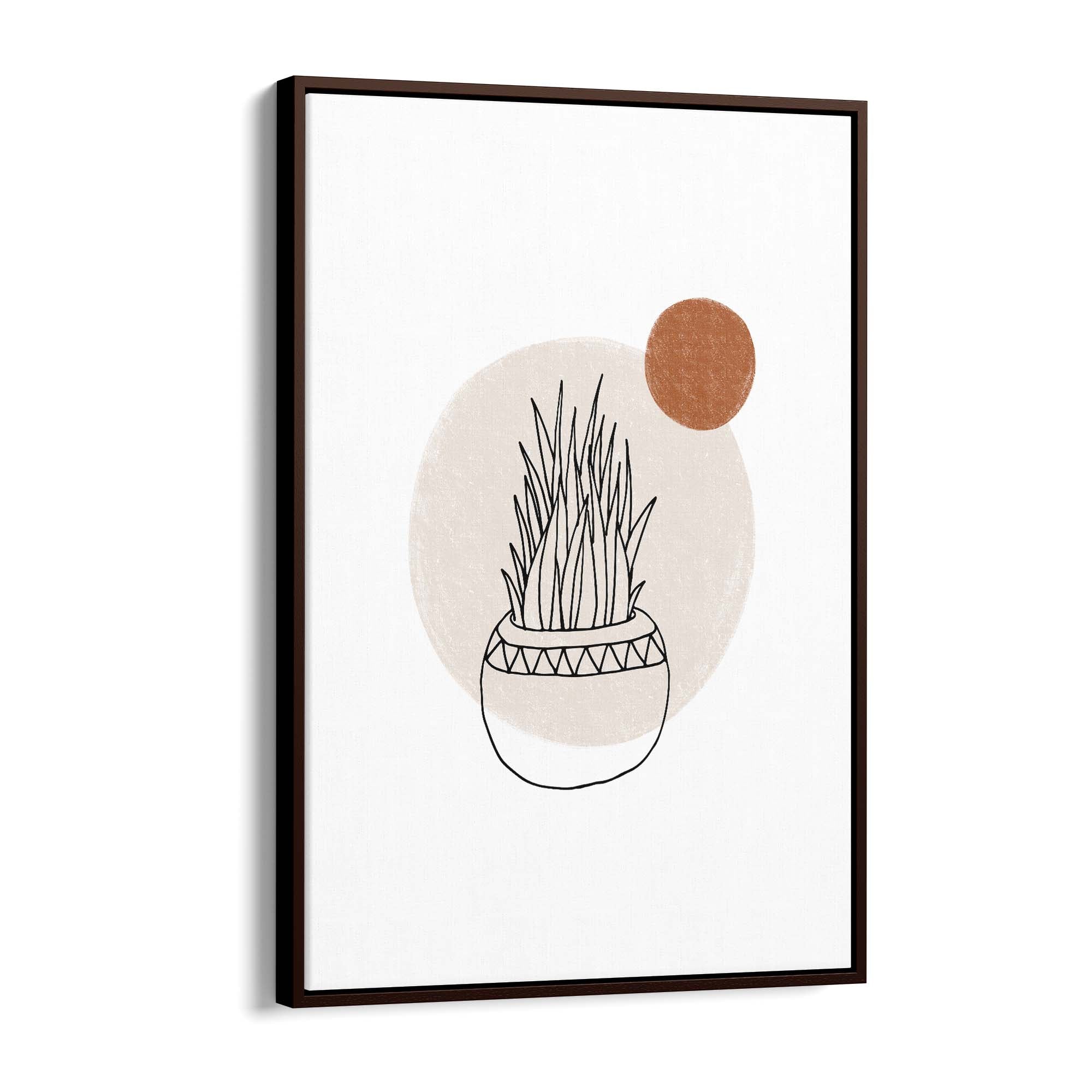 Modern Abstract Shape Minimal Retro Wall Art #10 - The Affordable Art Company