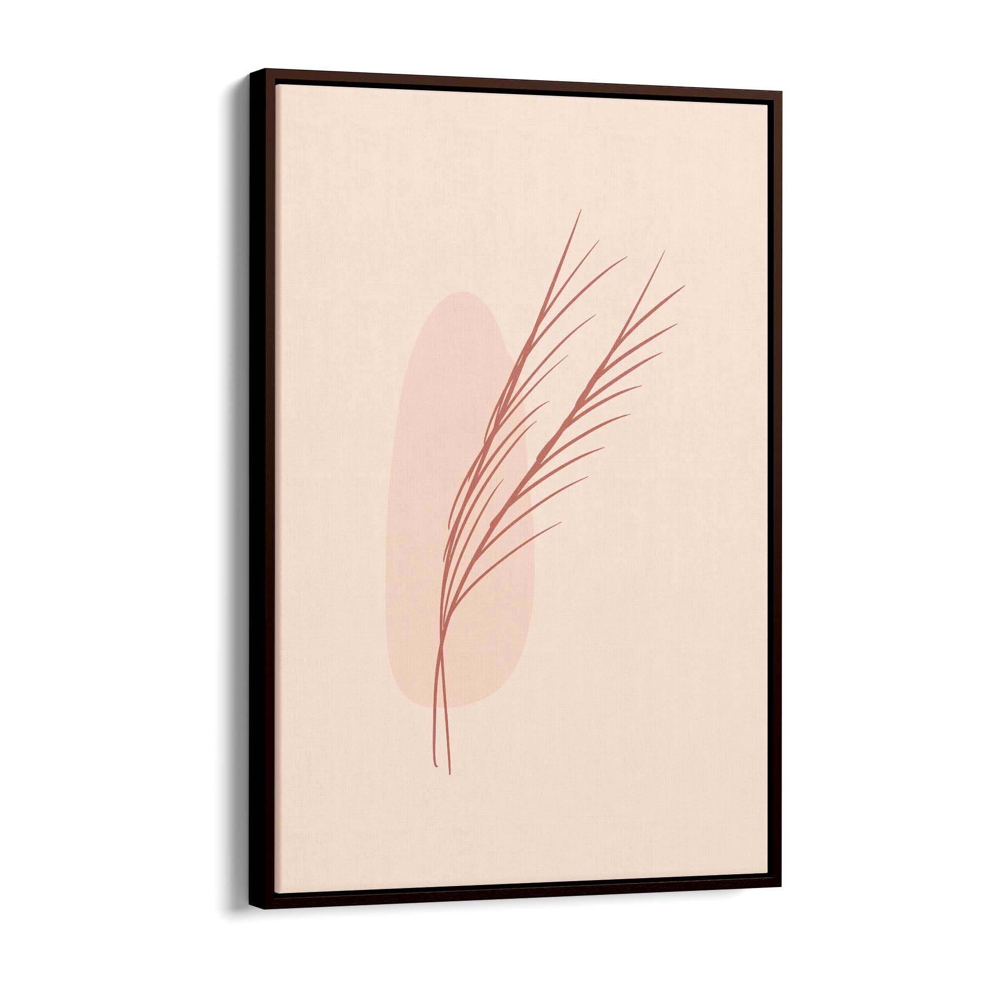 Minimal Branch Retro Pink & Pastel Wall Art - The Affordable Art Company