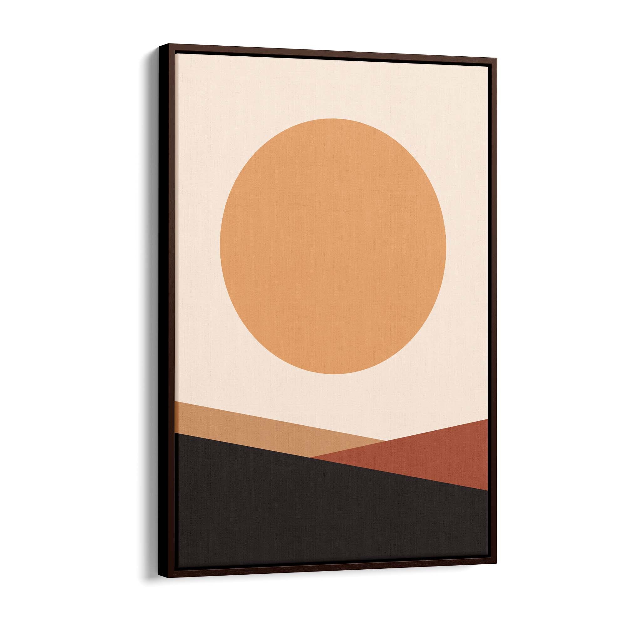 Minimal Pastel Abstract Lines and Shapes Wall Art #17 - The Affordable Art Company