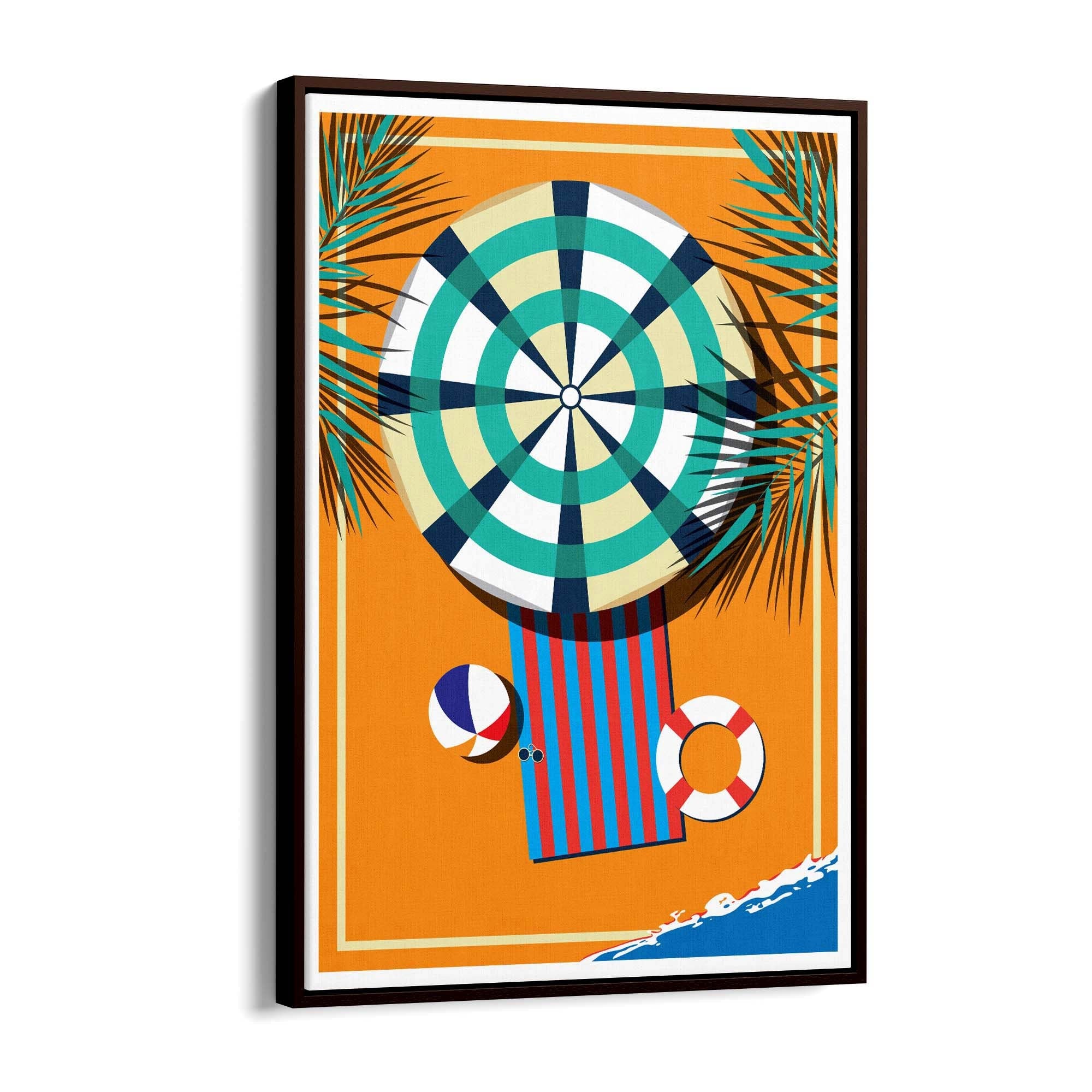 Retro Beach Summer Fashion Fun Glamour Wall Art #4 - The Affordable Art Company