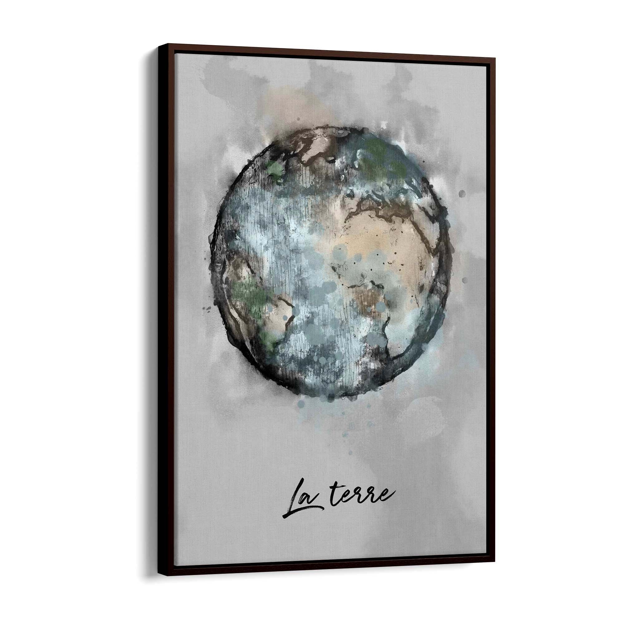 The Earth Space Science Painting Wall Art - The Affordable Art Company