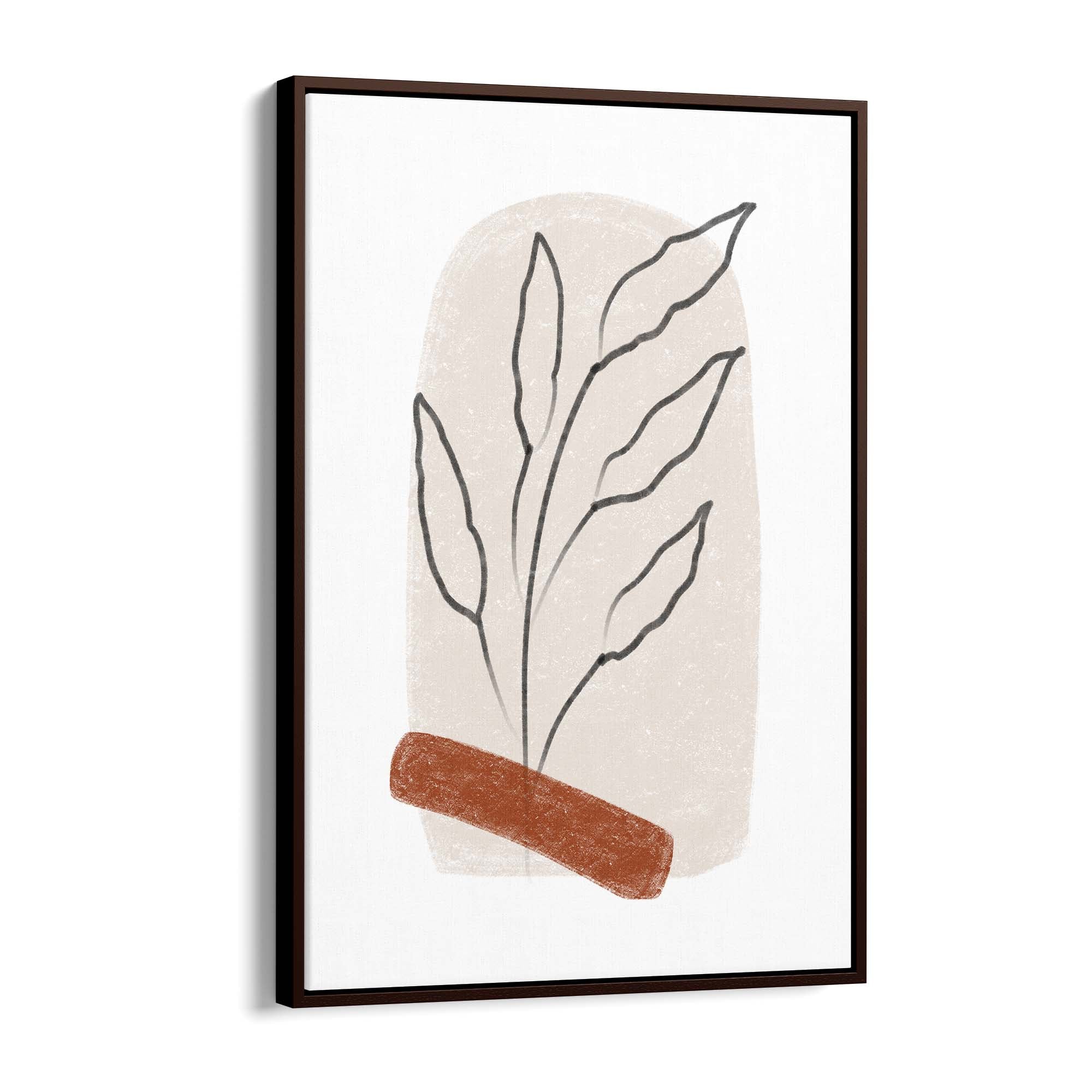 Modern Abstract Shape Minimal Retro Wall Art #6 - The Affordable Art Company