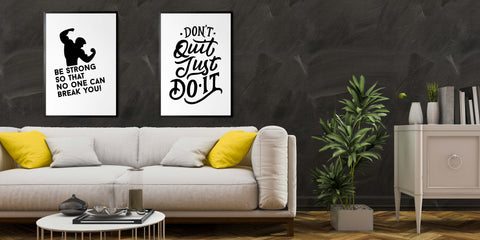 The Gym Quote Wall Art Collection