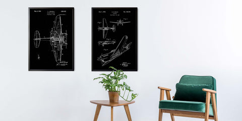 The Aviation Patent Wall Art Collection