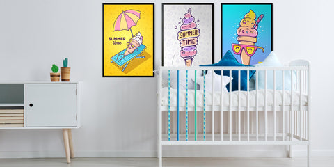 The Ice Cream Wall Art Collection