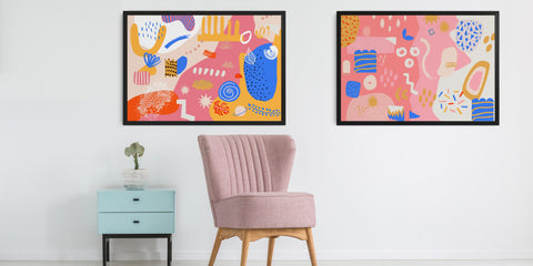The Bright Abstract Wall Art Collection