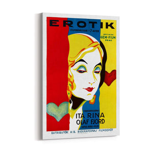 Erotik Theatre Vintage Wall Art - The Affordable Art Company