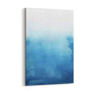 Minimal Blue Painting Abstract Modern Wall Art #9 - The Affordable Art Company