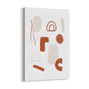 Modern Abstract Shape Minimal Retro Wall Art #7 - The Affordable Art Company