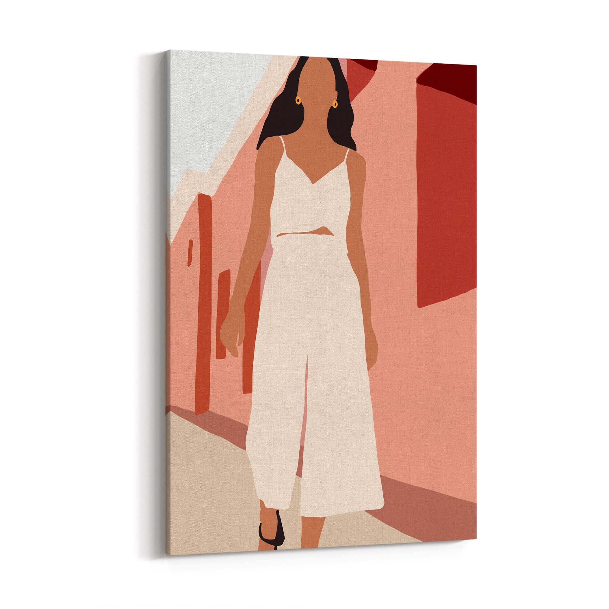 Fashion Minimal Retro Girls Bedroom Wall Art #2 - The Affordable Art Company