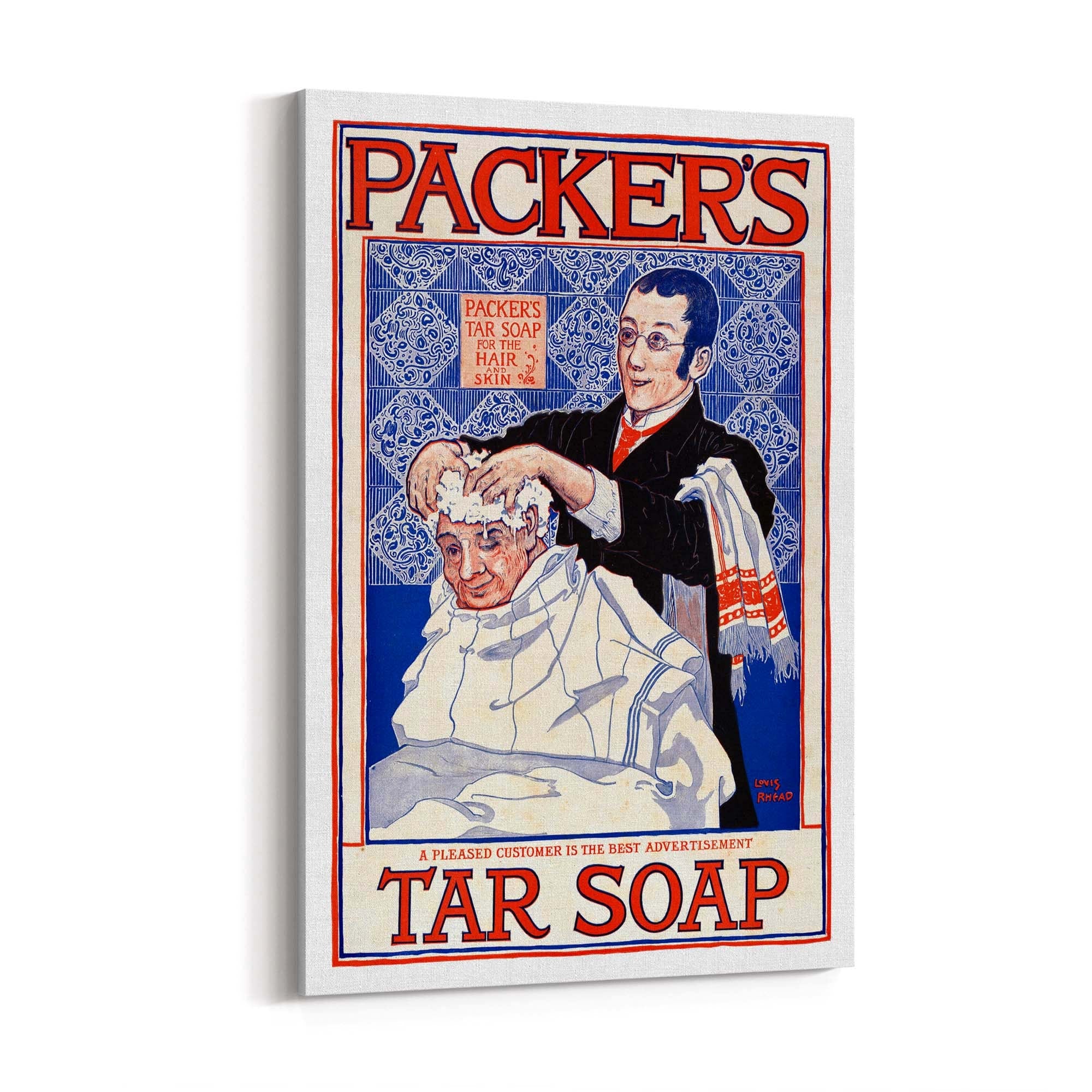 Packers Tar Soap Laundry Vintage Advert Wall Art - The Affordable Art Company
