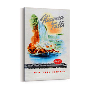 Niagra Falls, New York, USA Vintage Advert Wall Art - The Affordable Art Company