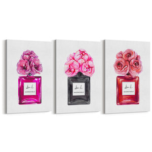 Set of Perfume Bottle Fashion Bedroom Wall Art #2 - The Affordable Art Company