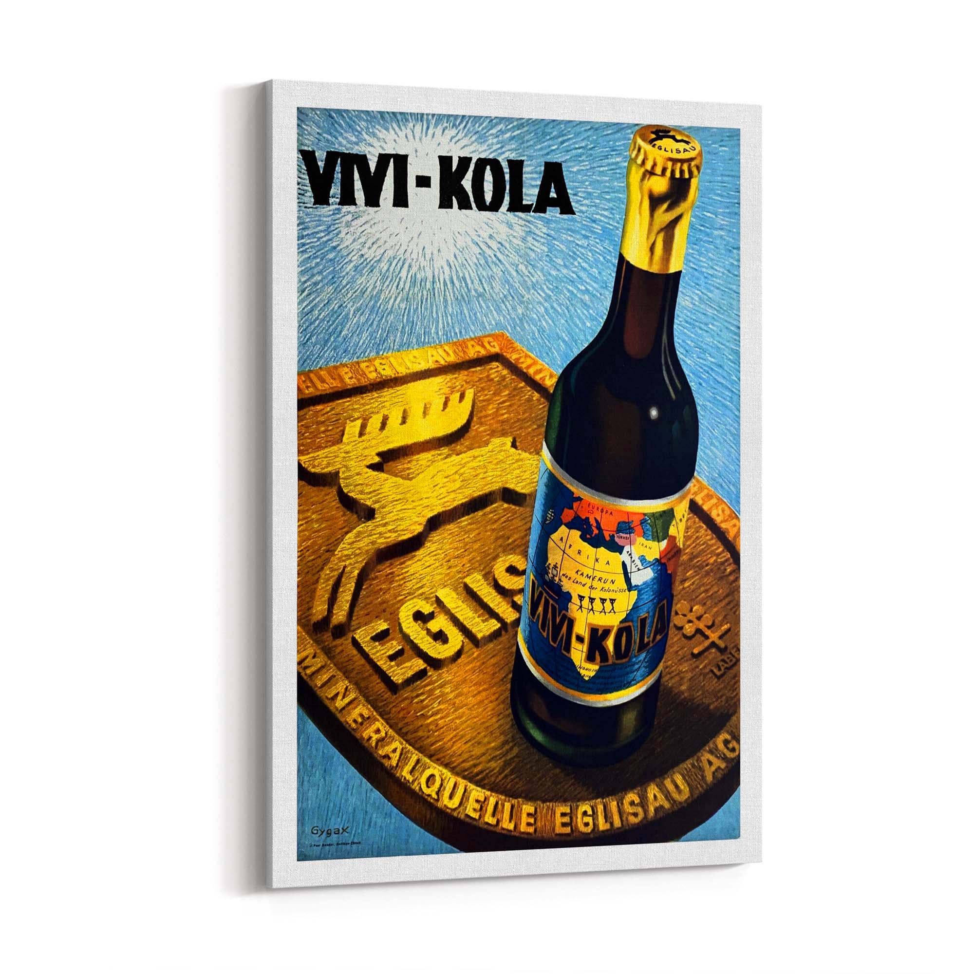 Vivi Kola Vintage Drinks Advert Wall Art - The Affordable Art Company