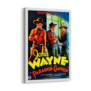 John Wayne Vintage Movie Advert Wall Art - The Affordable Art Company