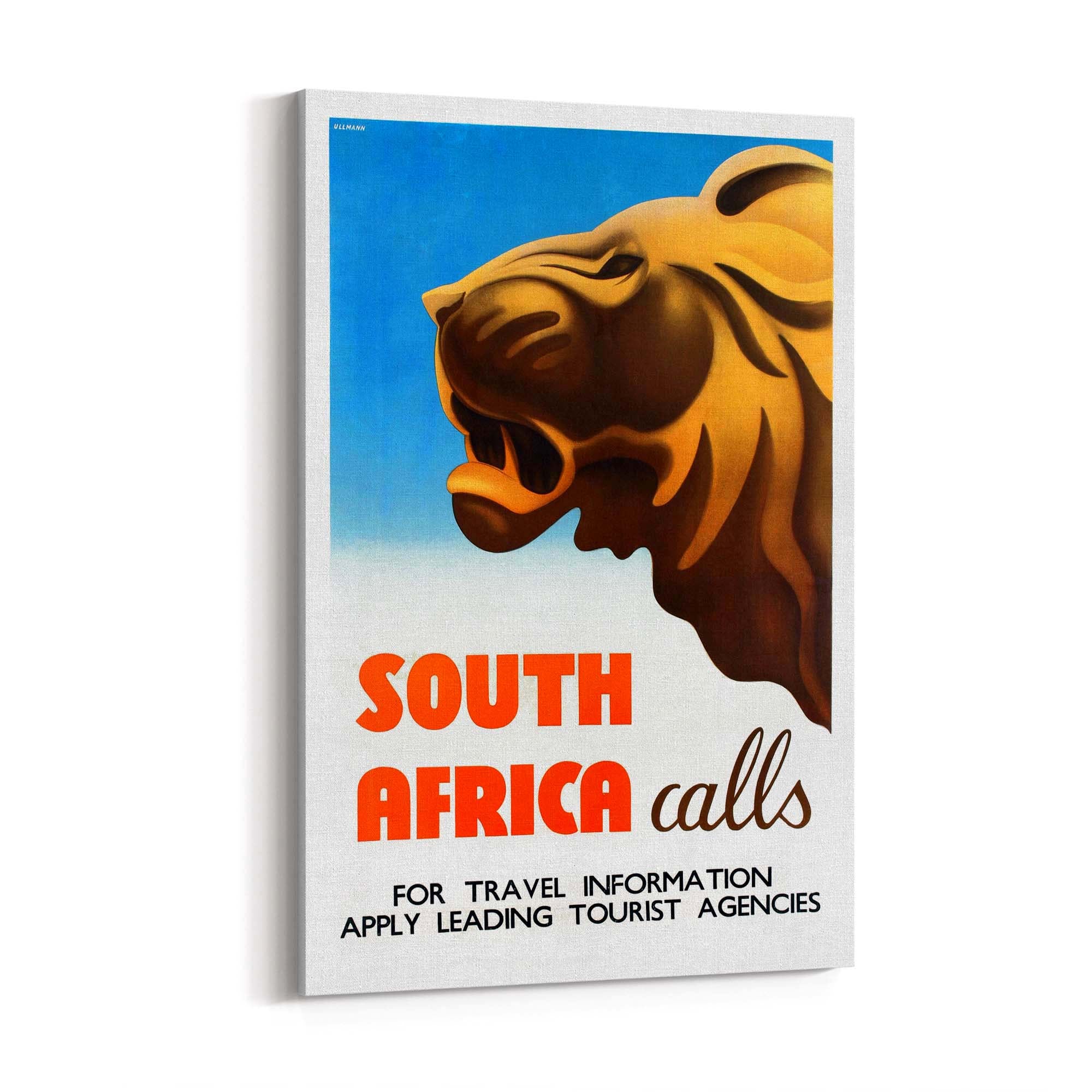 South Africa Vintage Travel Advert Wall Art - The Affordable Art Company