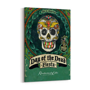 Vintage Mexican Day of the Dead Skulls Wall Art #1 - The Affordable Art Company