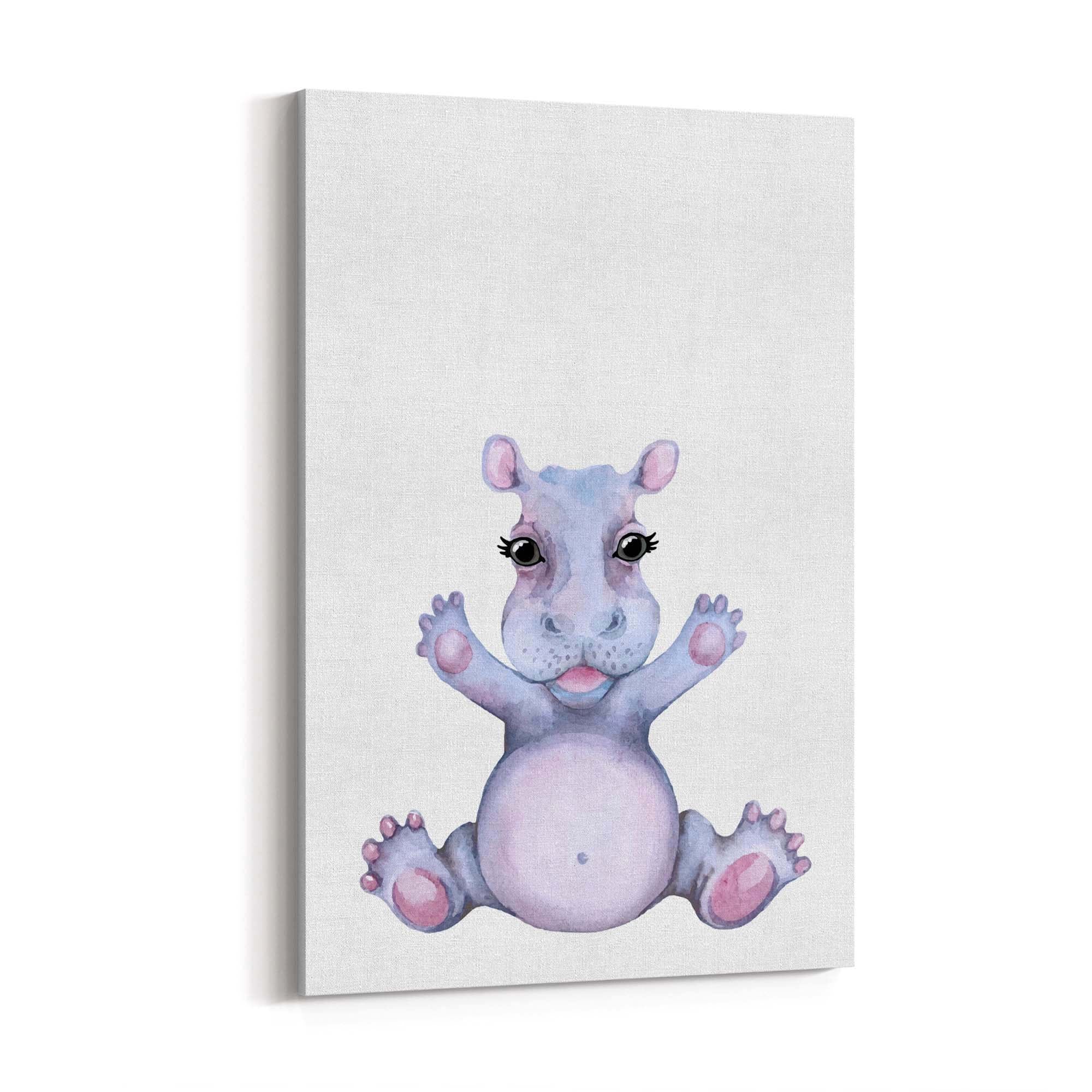 Hippo Wall Art - Baby Hippo 