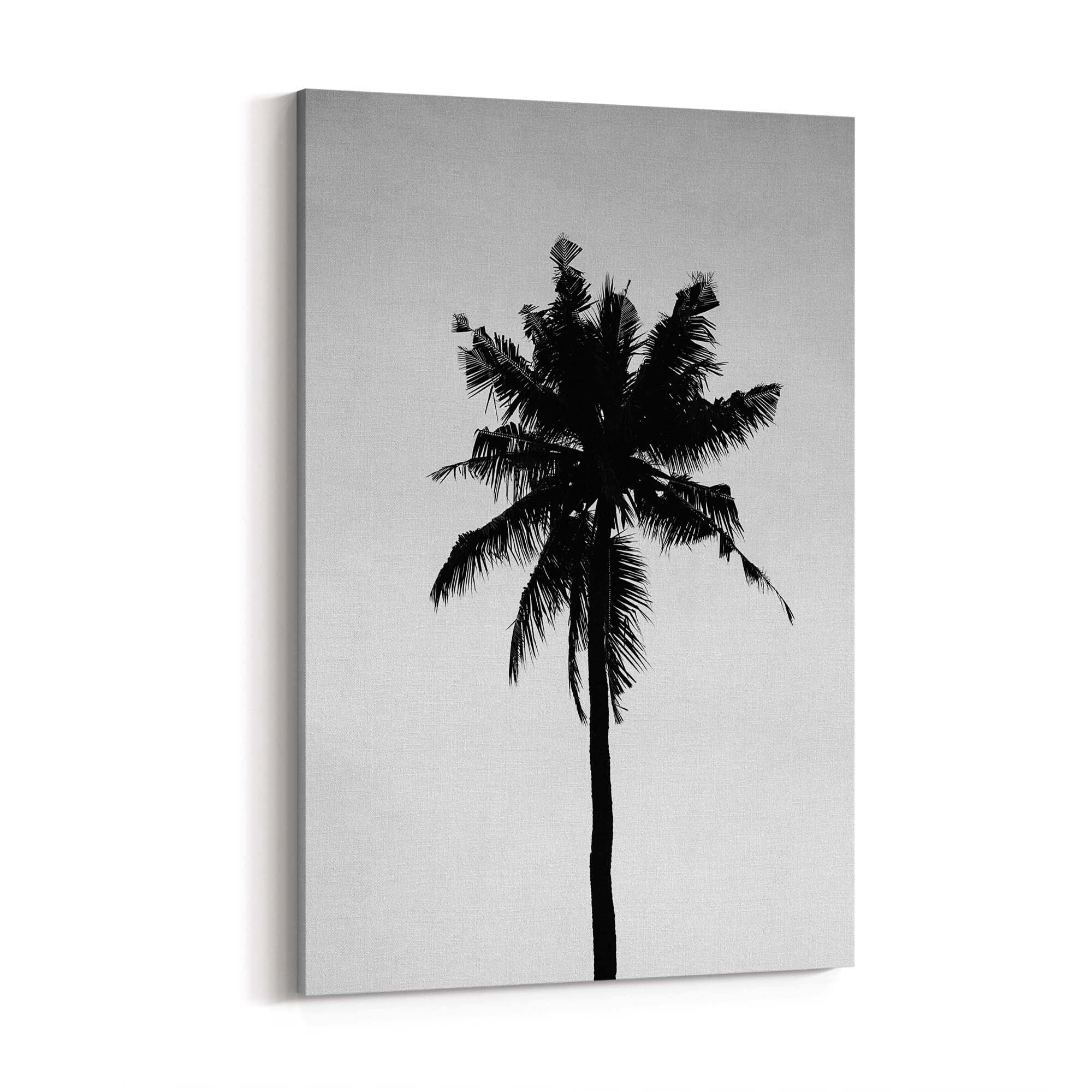 Palm Tree Sunset Photograph Coastal Wall Art #1 - The Affordable Art Company