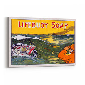 Lifebuoy Soap Laundry Vintage Advert Wall Art - The Affordable Art Company