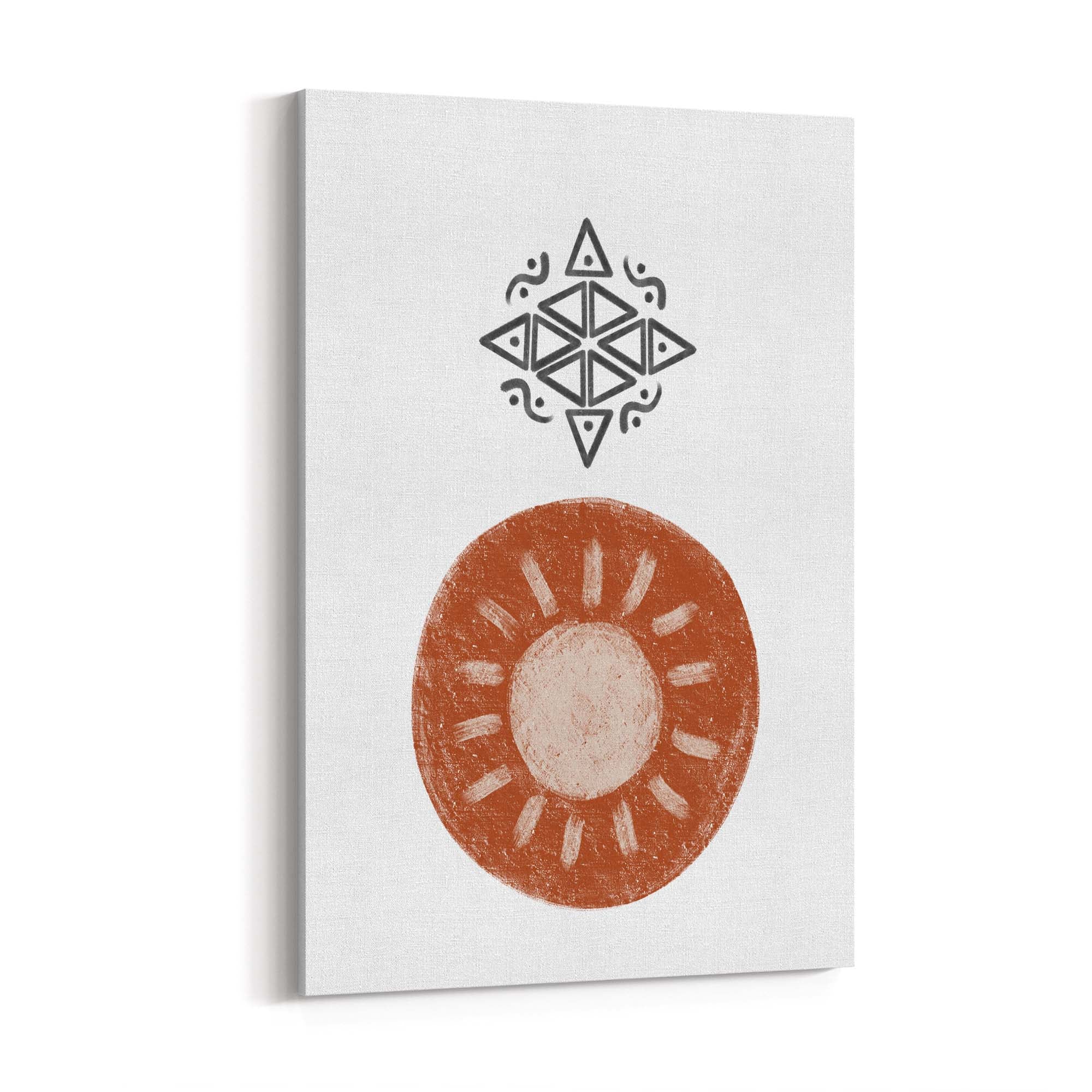 Modern Abstract Shape Minimal Retro Wall Art #8 - The Affordable Art Company