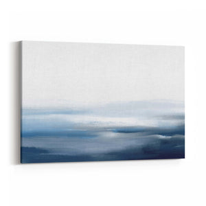 Minimal Blue Painting Abstract Modern Wall Art #18 - The Affordable Art Company