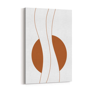 Minimal Waves Line Abstract Wall Art #6 - The Affordable Art Company