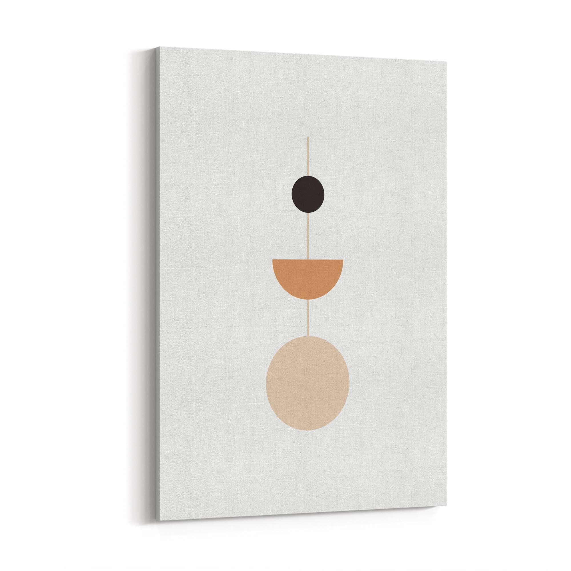 Vertical Minimal Pastel Wall Art 
