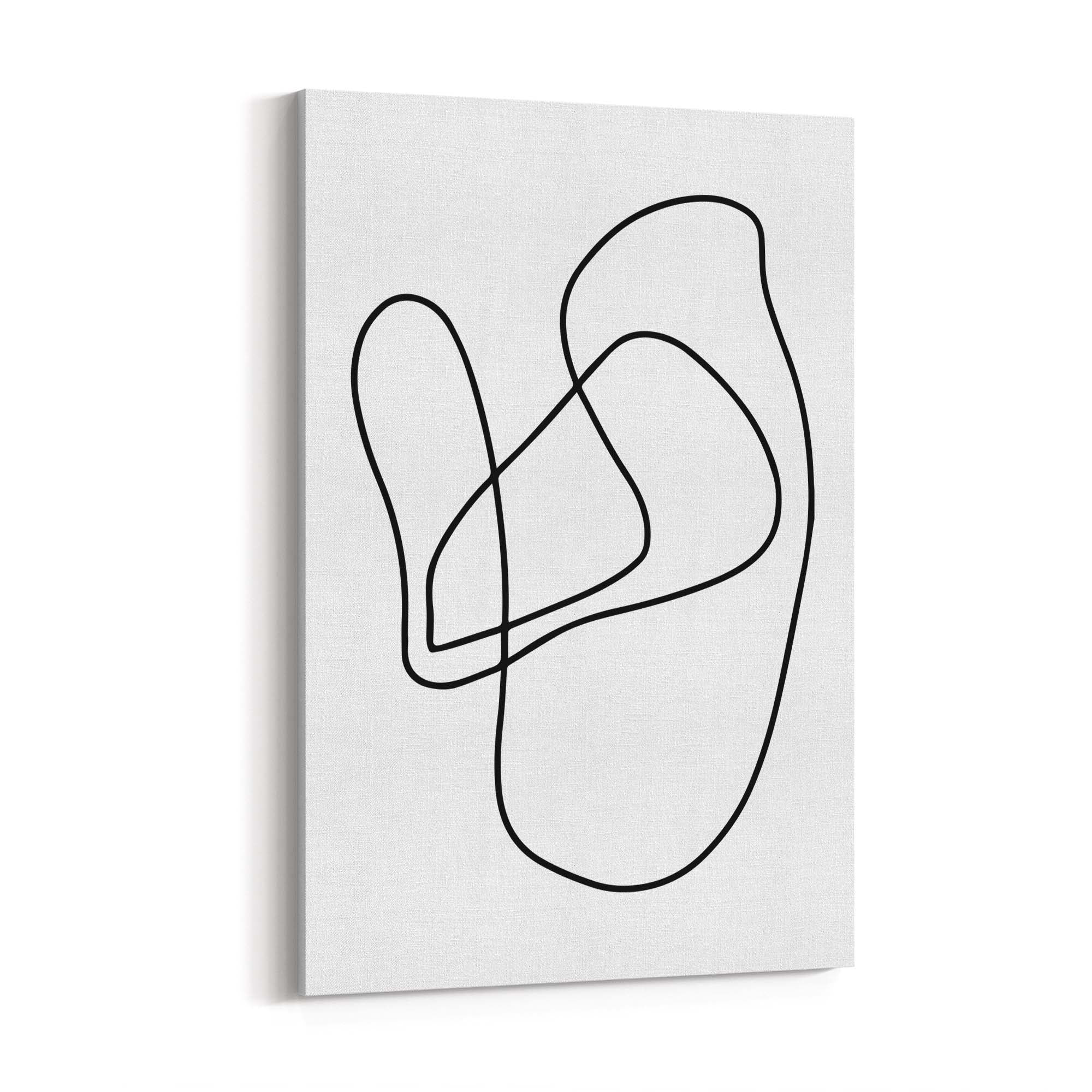 Minimal Abstract Modern Line Artwork Wall Art #7 - The Affordable Art Company
