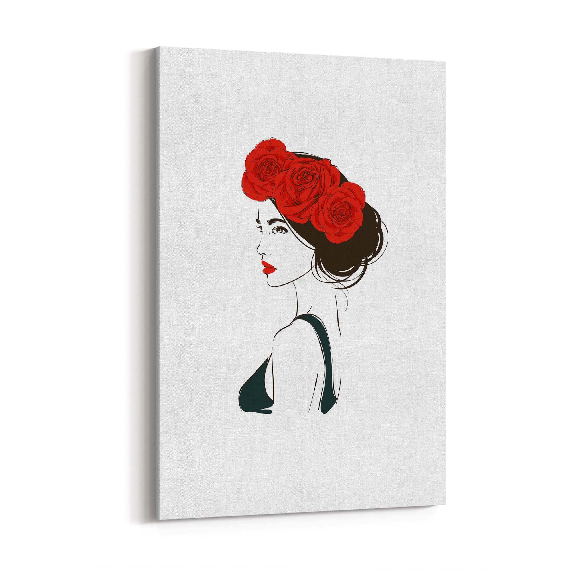 Cute Girl Minimal Fashion Bedroom Wall Art #4 - The Affordable Art Company