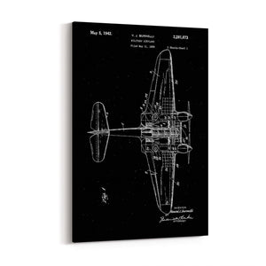 Wall Art - Airplane Patent Print 