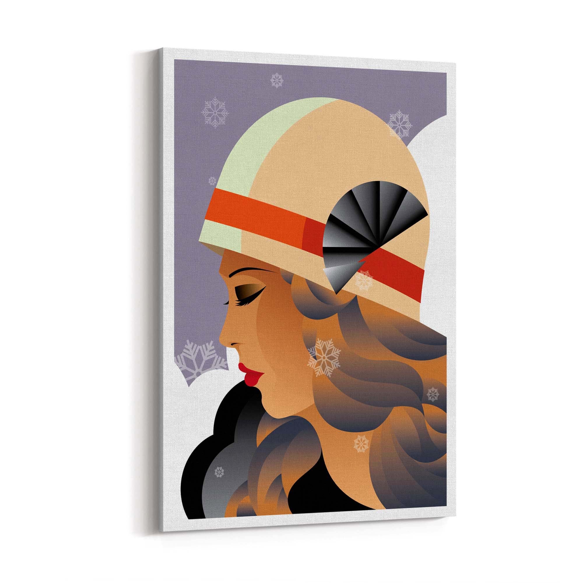 Art Deco New York Fashion Retro Vintage Wall Art #1 - The Affordable Art Company