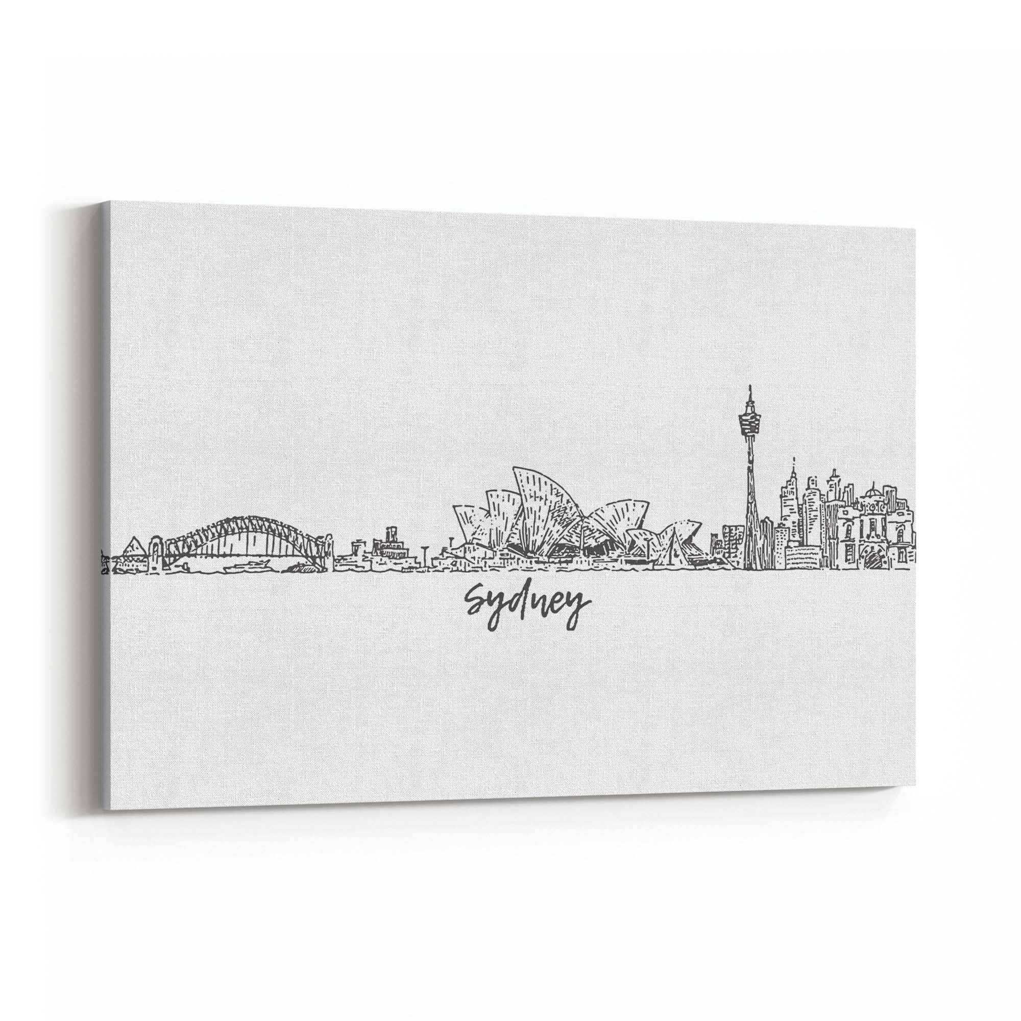 Sydney Cityscape Australian Travel Wall Art #2 - The Affordable Art Company