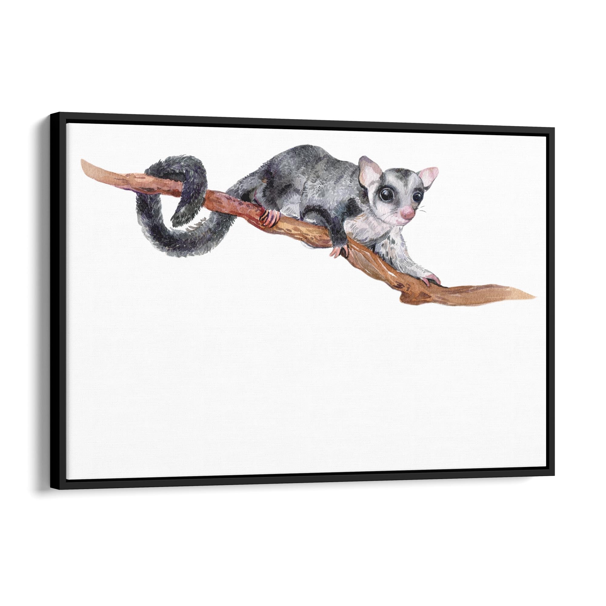 Australian Possum Painting Animal Nursery Wall Art - The Affordable Art Company