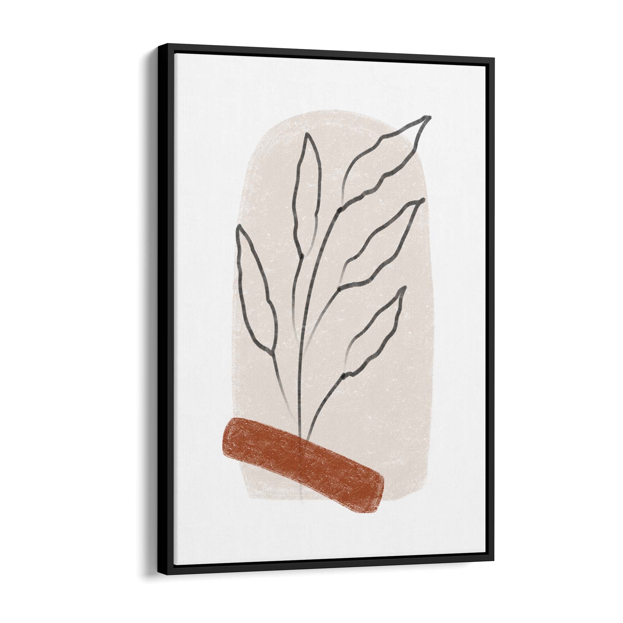 Modern Abstract Shape Minimal Retro Wall Art #6 - The Affordable Art Company
