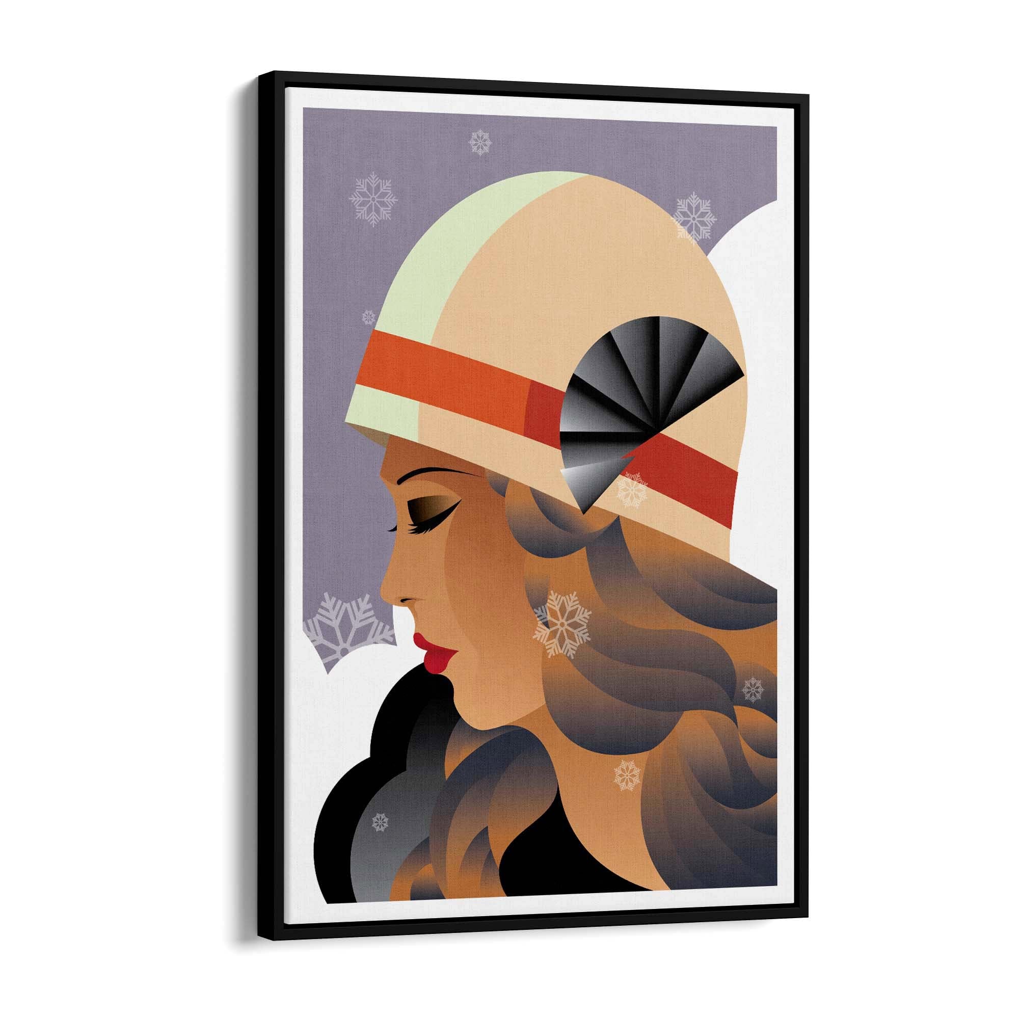 Art Deco New York Fashion Retro Vintage Wall Art #1 - The Affordable Art Company