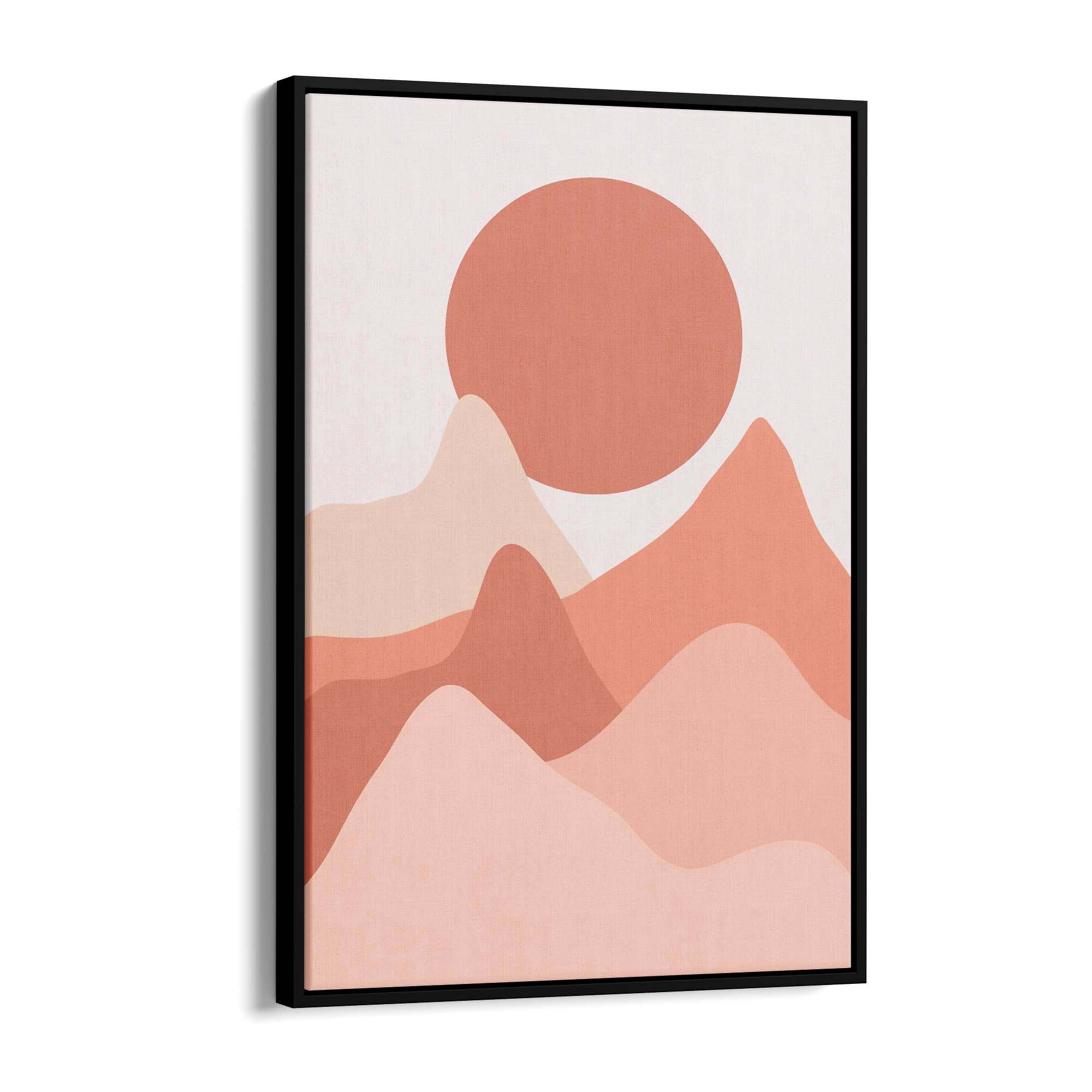 Minimal Mountain Wall Art - The Affordable Art Company