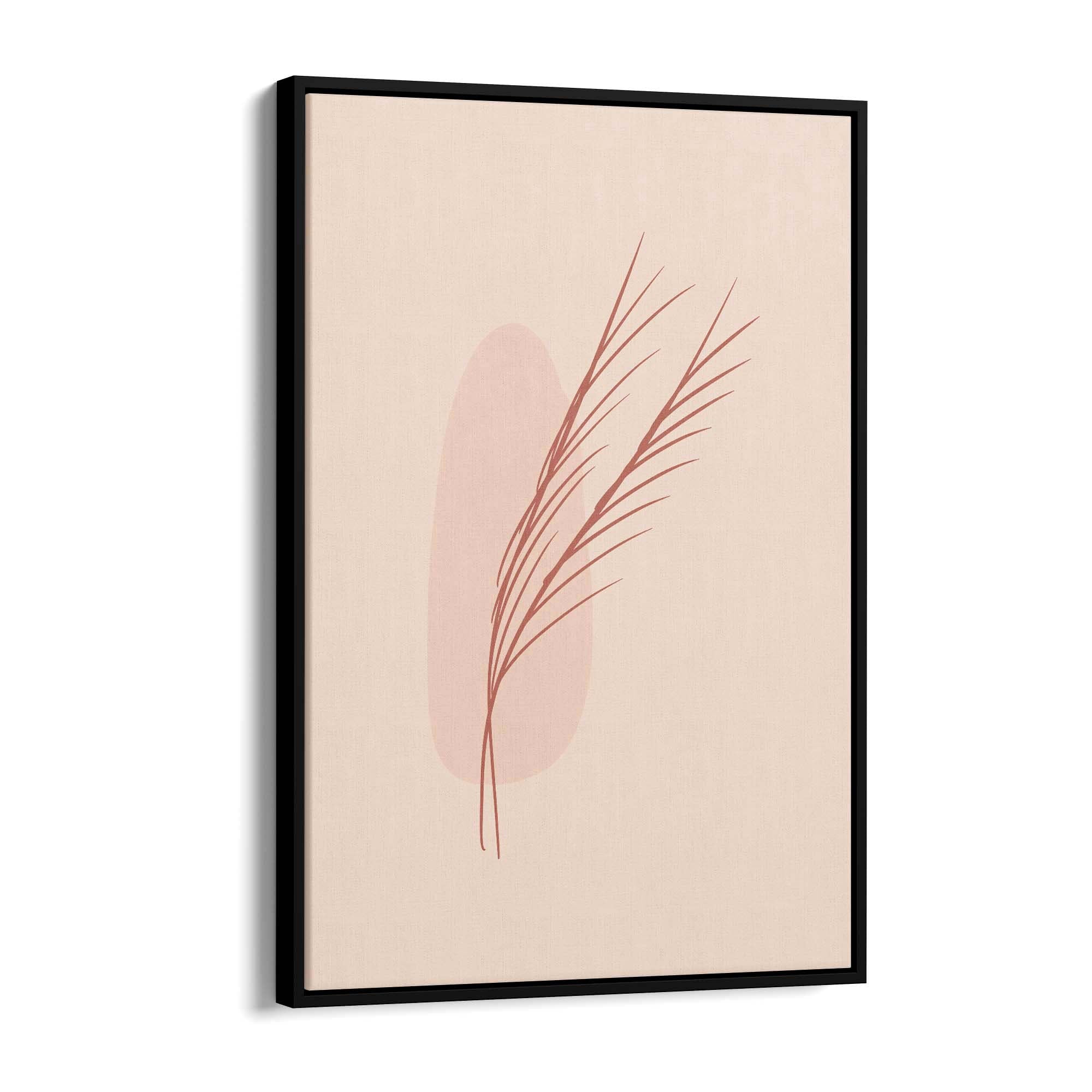 Minimal Branch Retro Pink & Pastel Wall Art - The Affordable Art Company