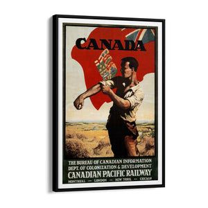 Canadian Pacific Vintage Shipping Advert Wall Art #1 - The Affordable Art Company